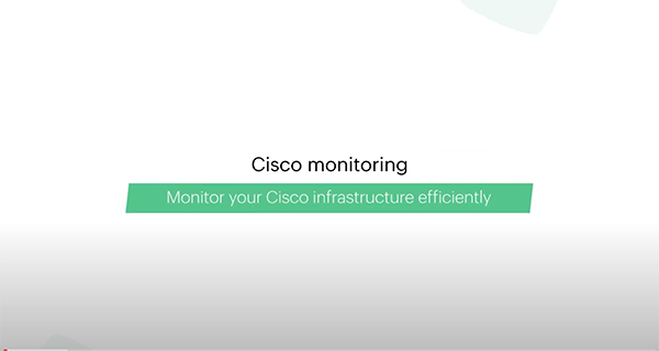 Cisco Network Management Solution - ManageEngine OpManager