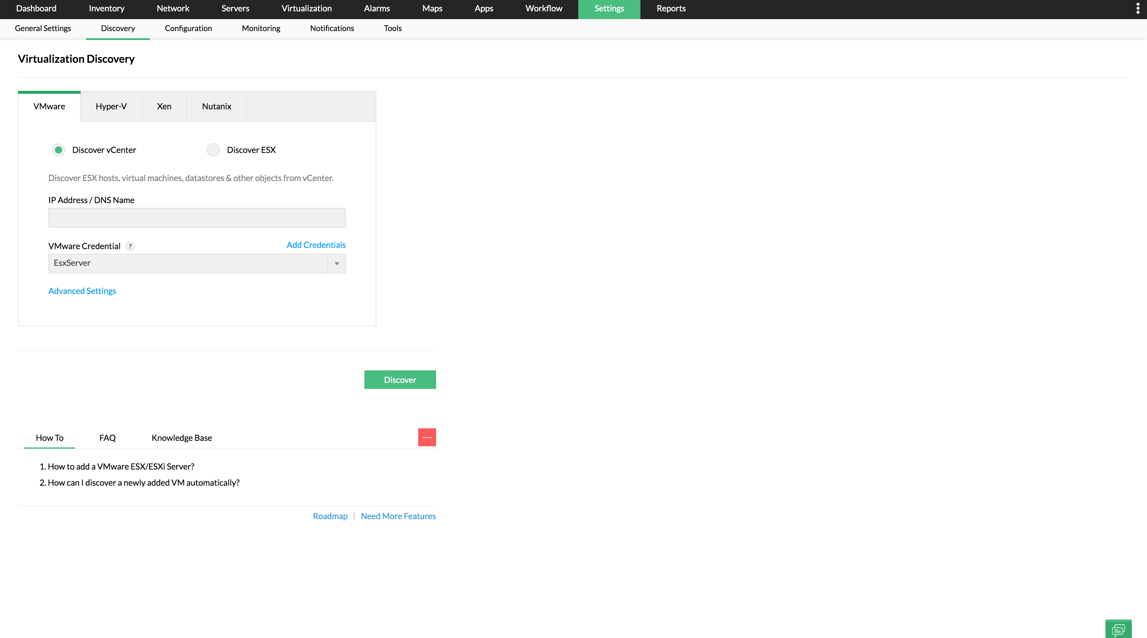 vSphere performance monitoring software - ManageEngine OpManager