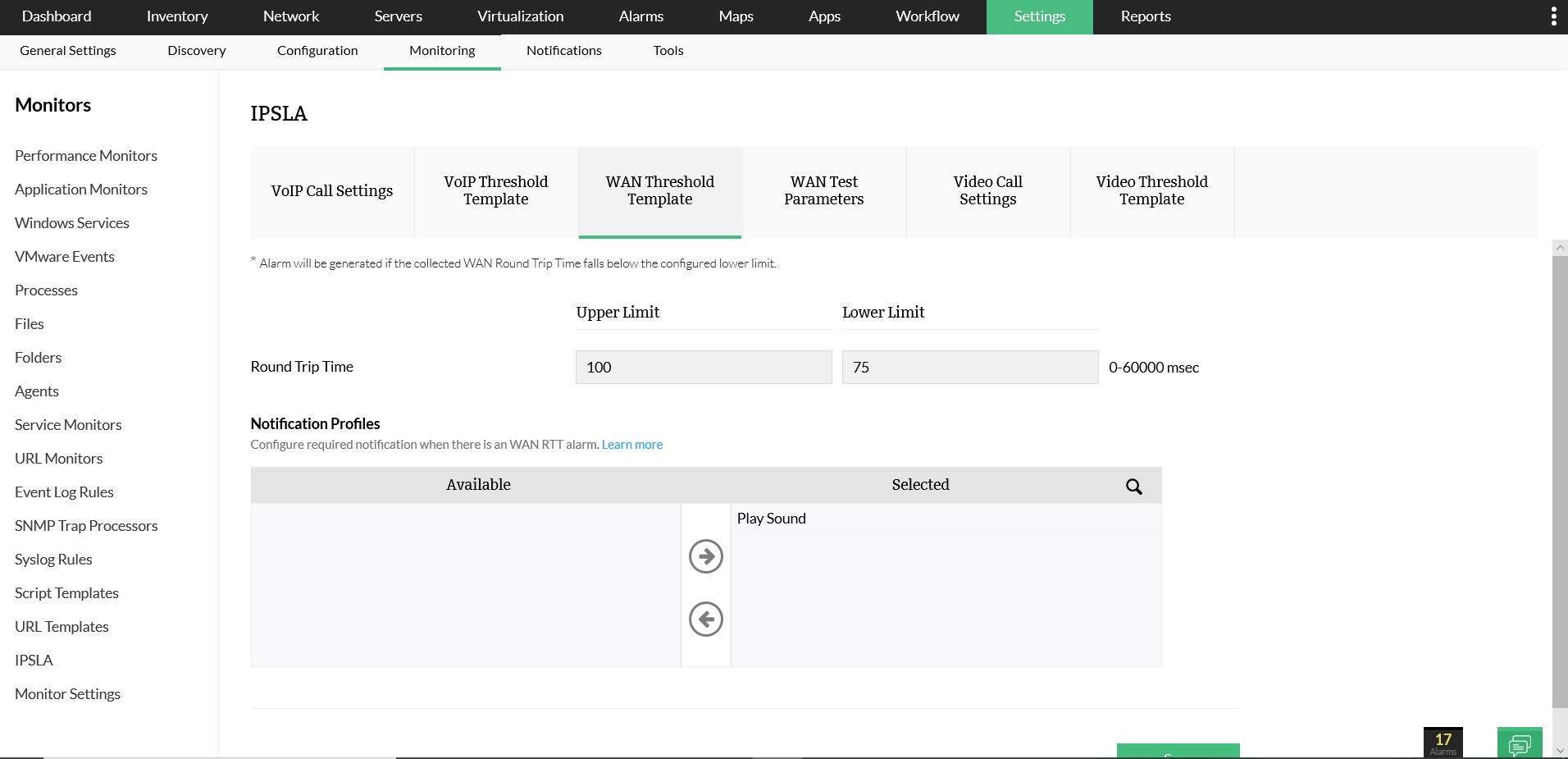 WAN Monitoring - ManageEngine OpManager