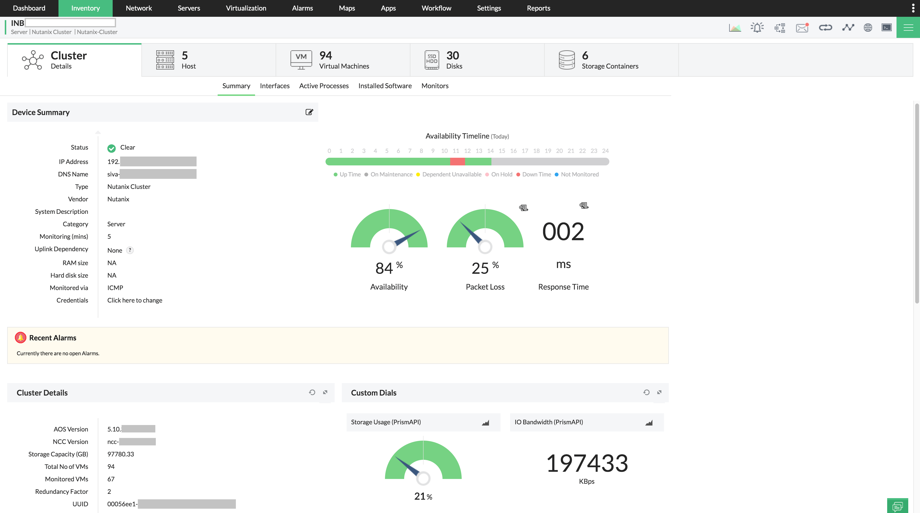 Track Critical Metrics