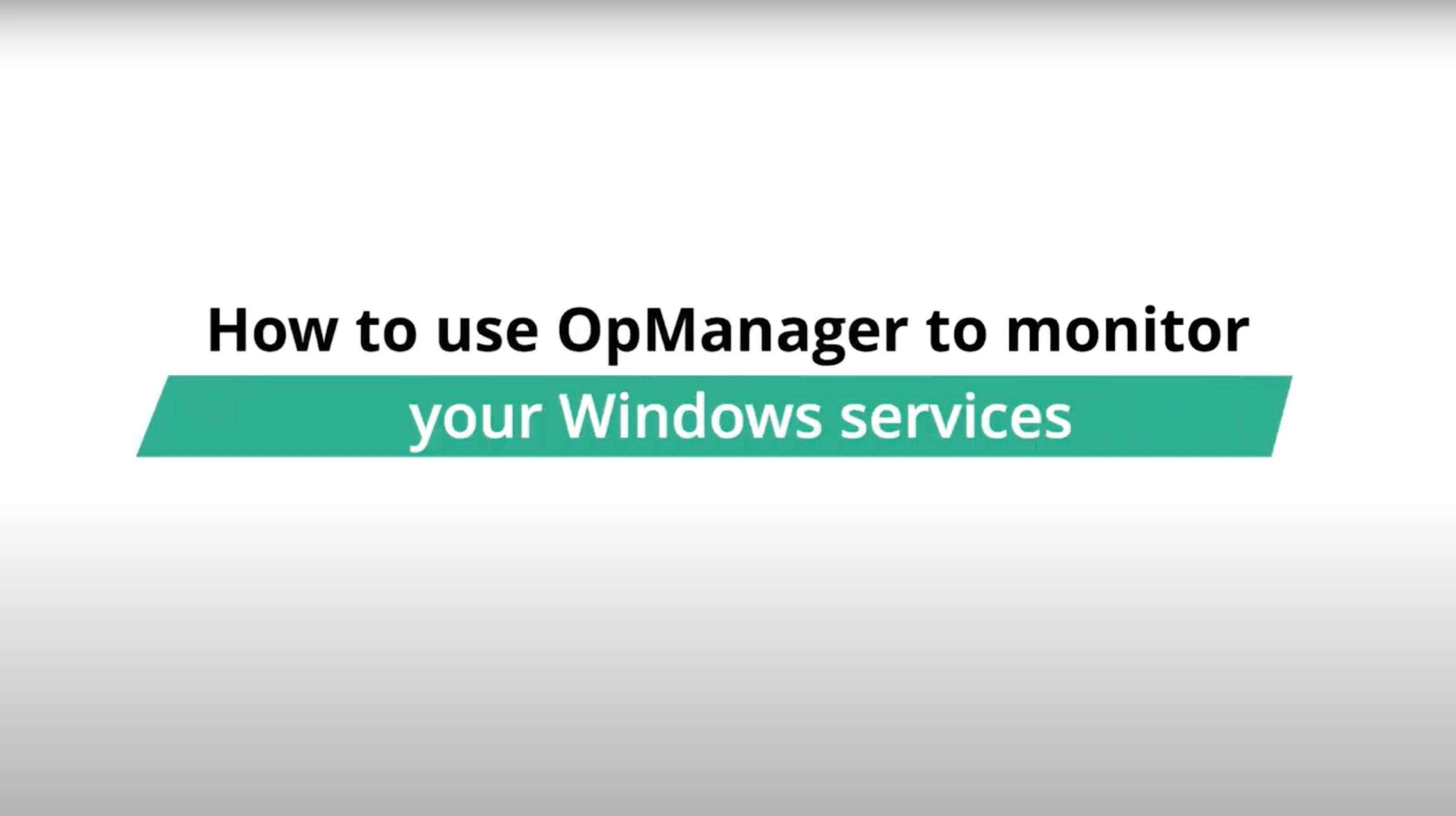 Windows Service Monitor Windows Service Monitoring Tools