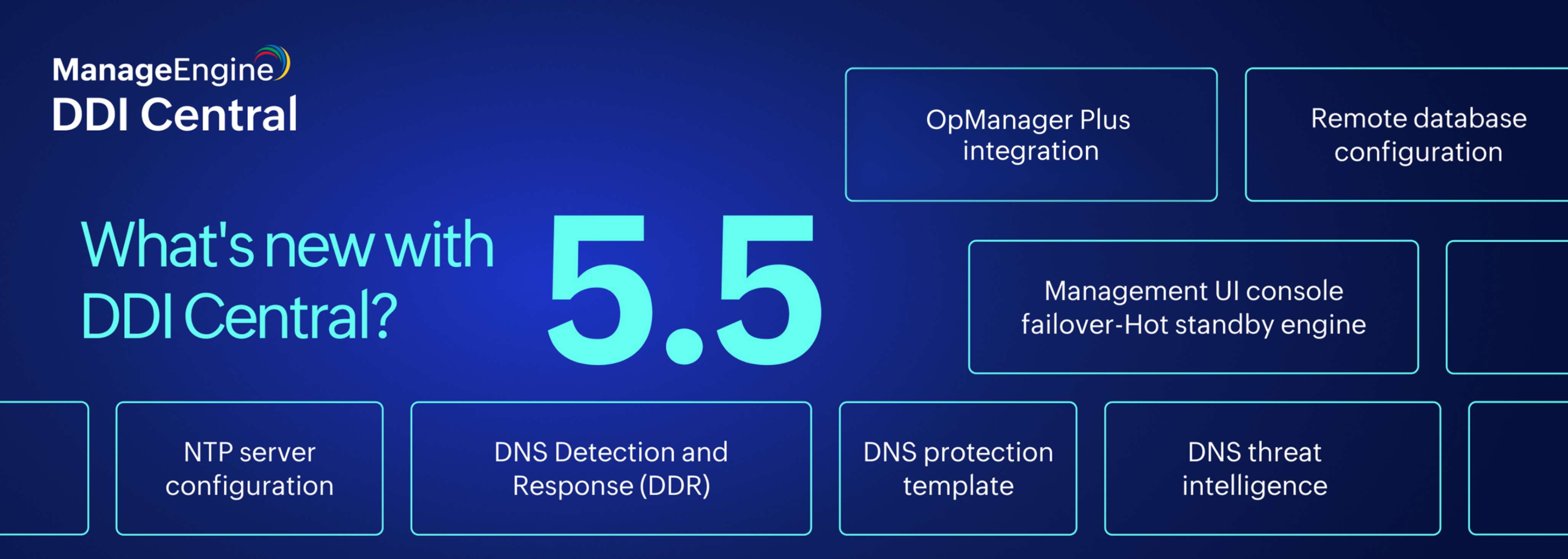 What's new with DDI Central 5500 and DNS threat intelligence