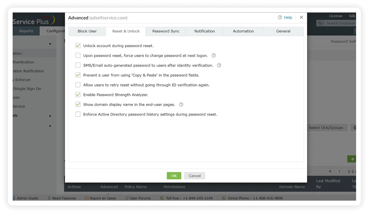 Gebruik de instellingen voor de AD wachtwoordgeschiedenis in ADSelfService Plus om te voldoen aan NIST.