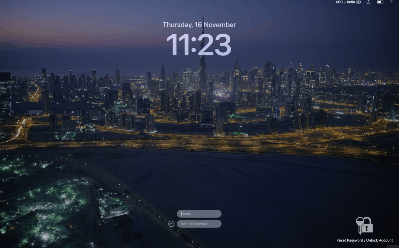 Een GIF die laat zien hoe offline MFA voor macOS-aanmeldingen werkt met ADSelfService Plus