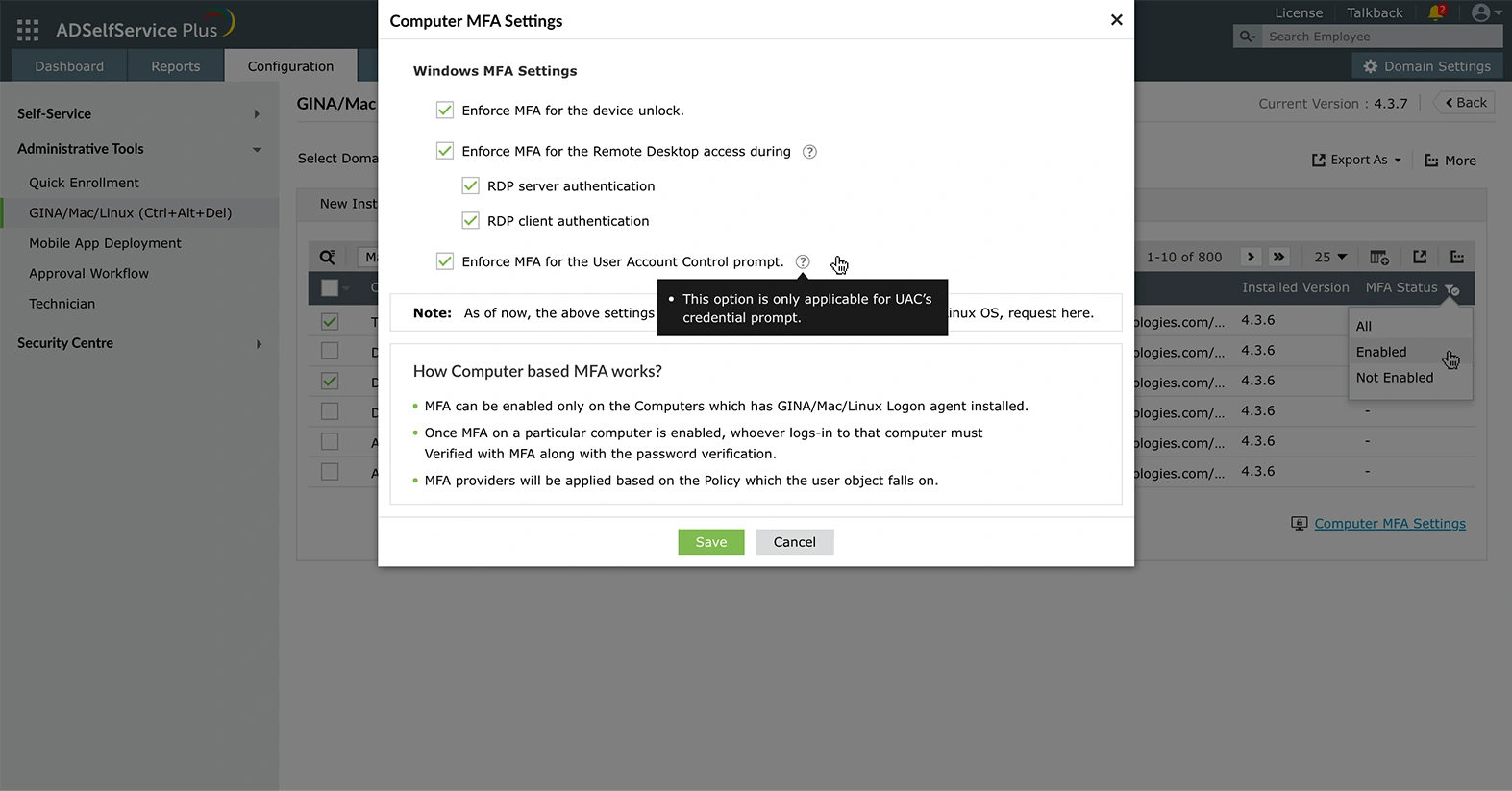 Updates van referenties in de cache