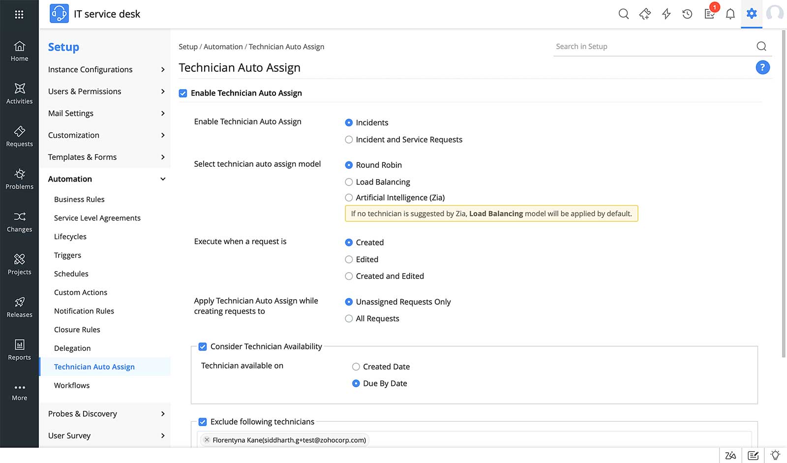 Systeemvereisten voor helpdesktickets