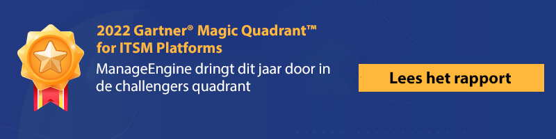 2022 Gartner® Magic Quadrant™ for ITSM Platforms