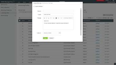 Office 365&nbsp;Monitoring