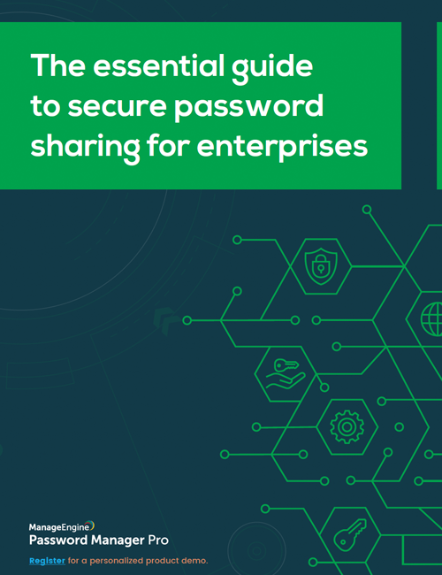Compartir contraseñas de forma segura en las empresas con Password Manager Pro