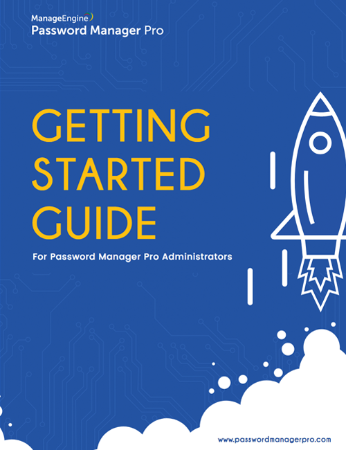 Guía de inicio de Password Manager Pro