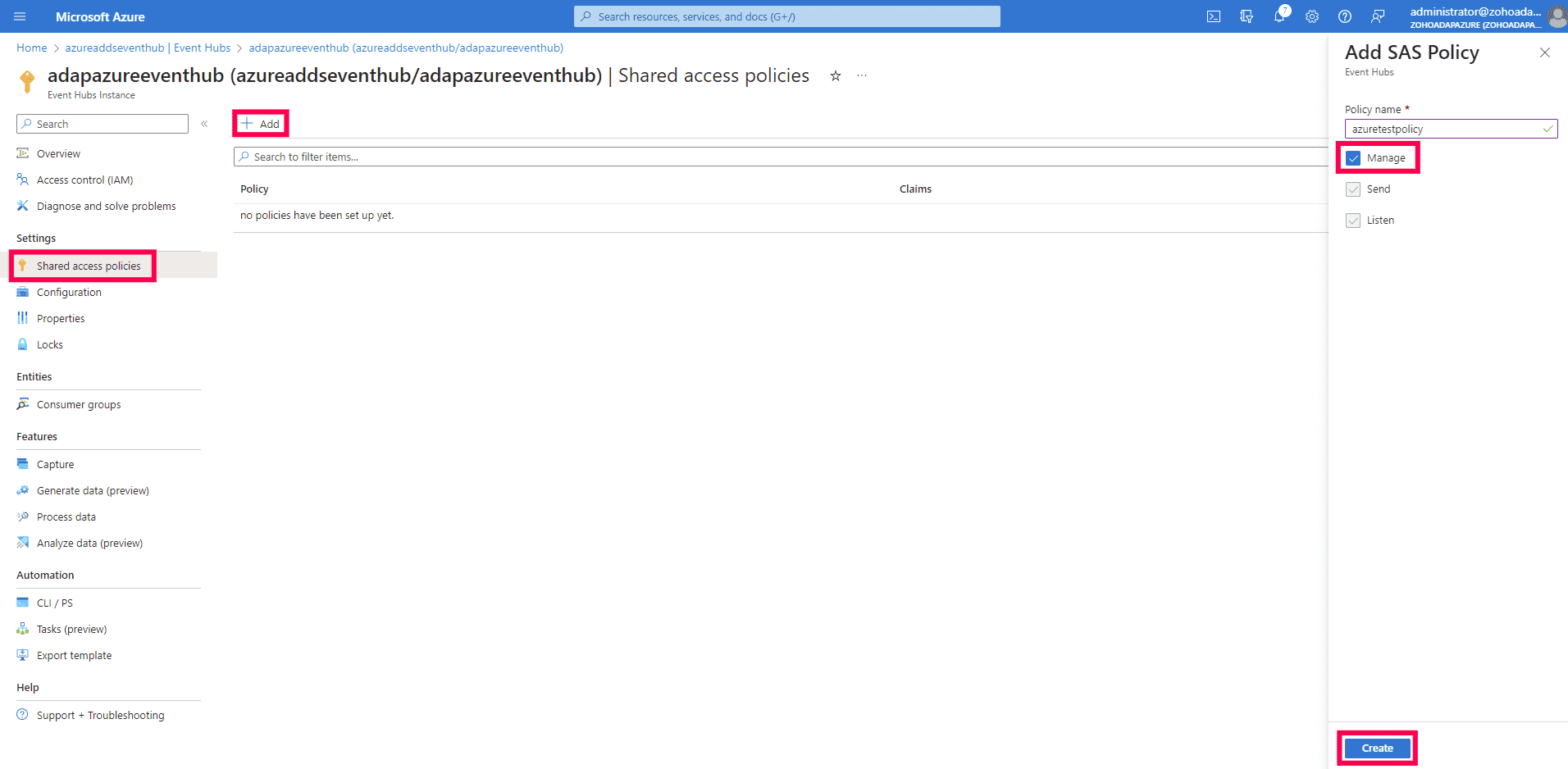 Ustawienia diagnostyczne