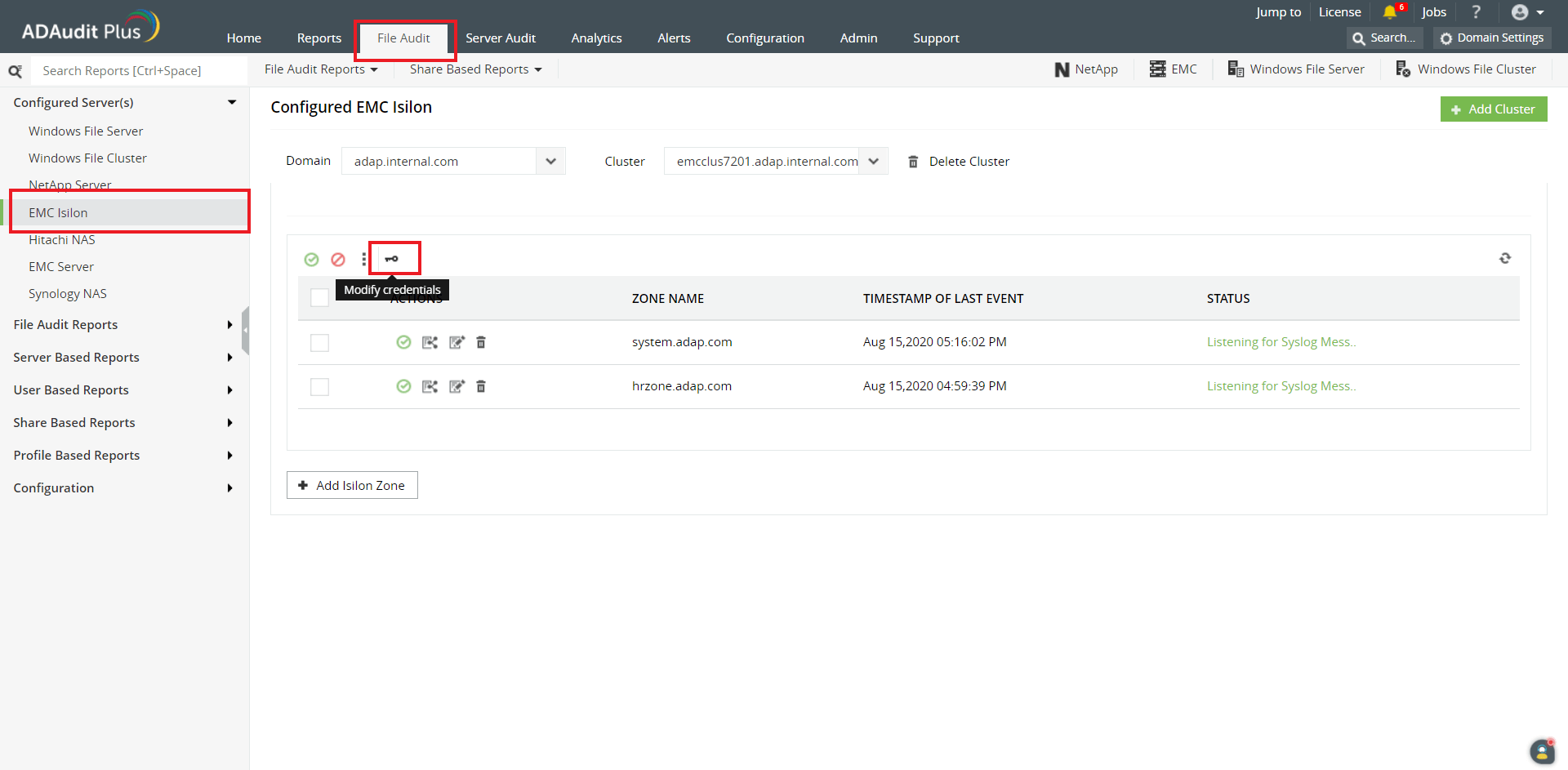 MC Isilon Auditing Guide Troubleshooting