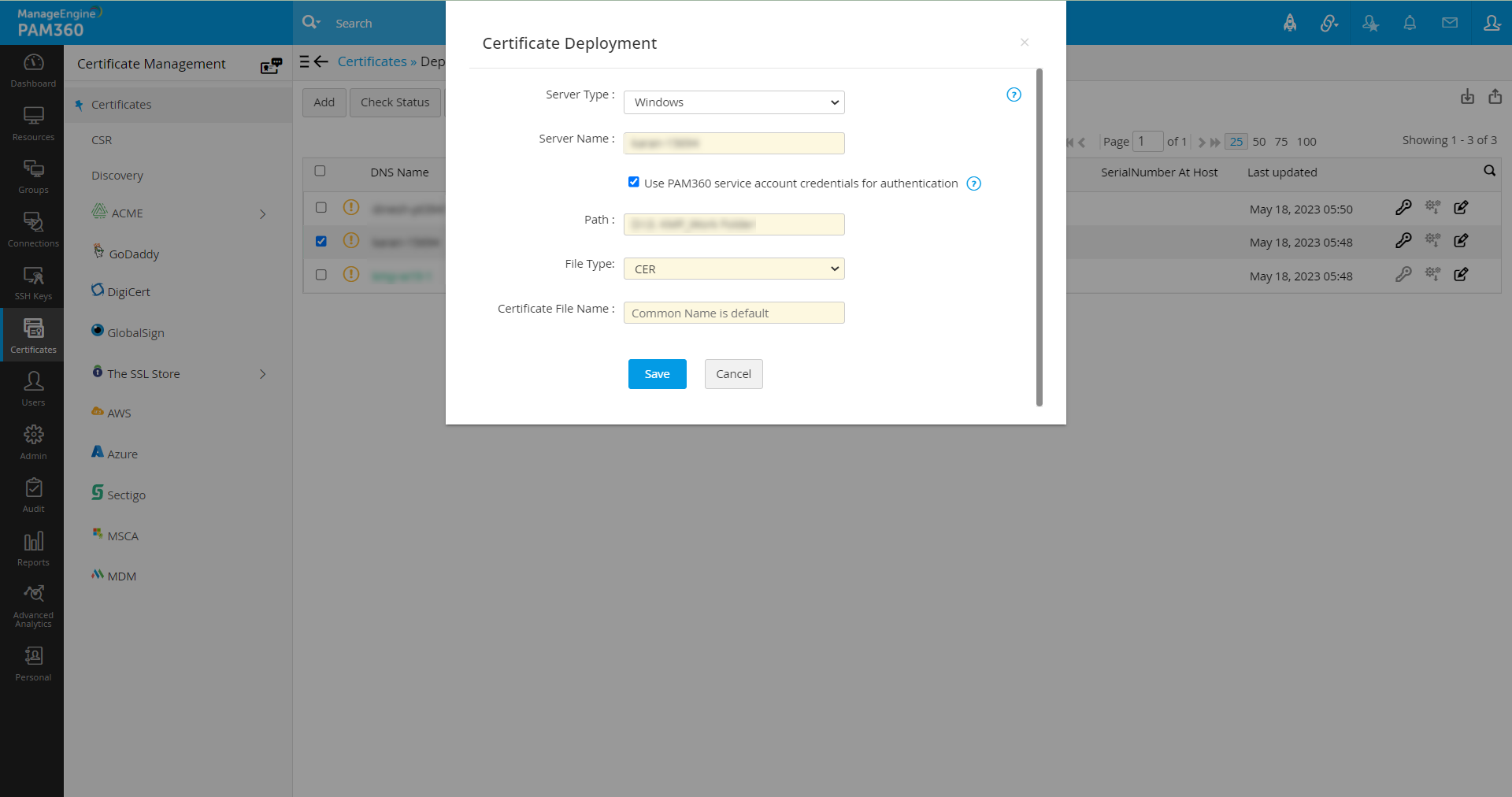 Working with Multiple Servers