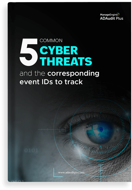 Common Cyber threats and its event IDs to track book