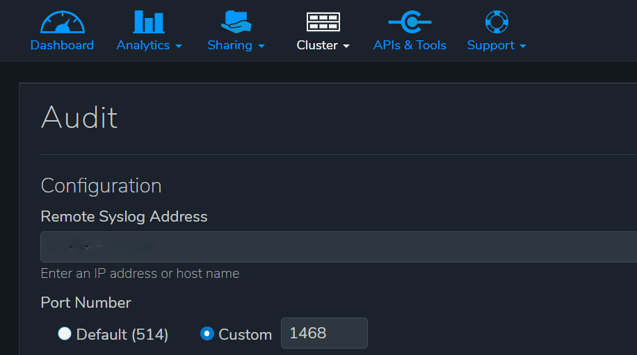 Configure Qumulo Core auditing