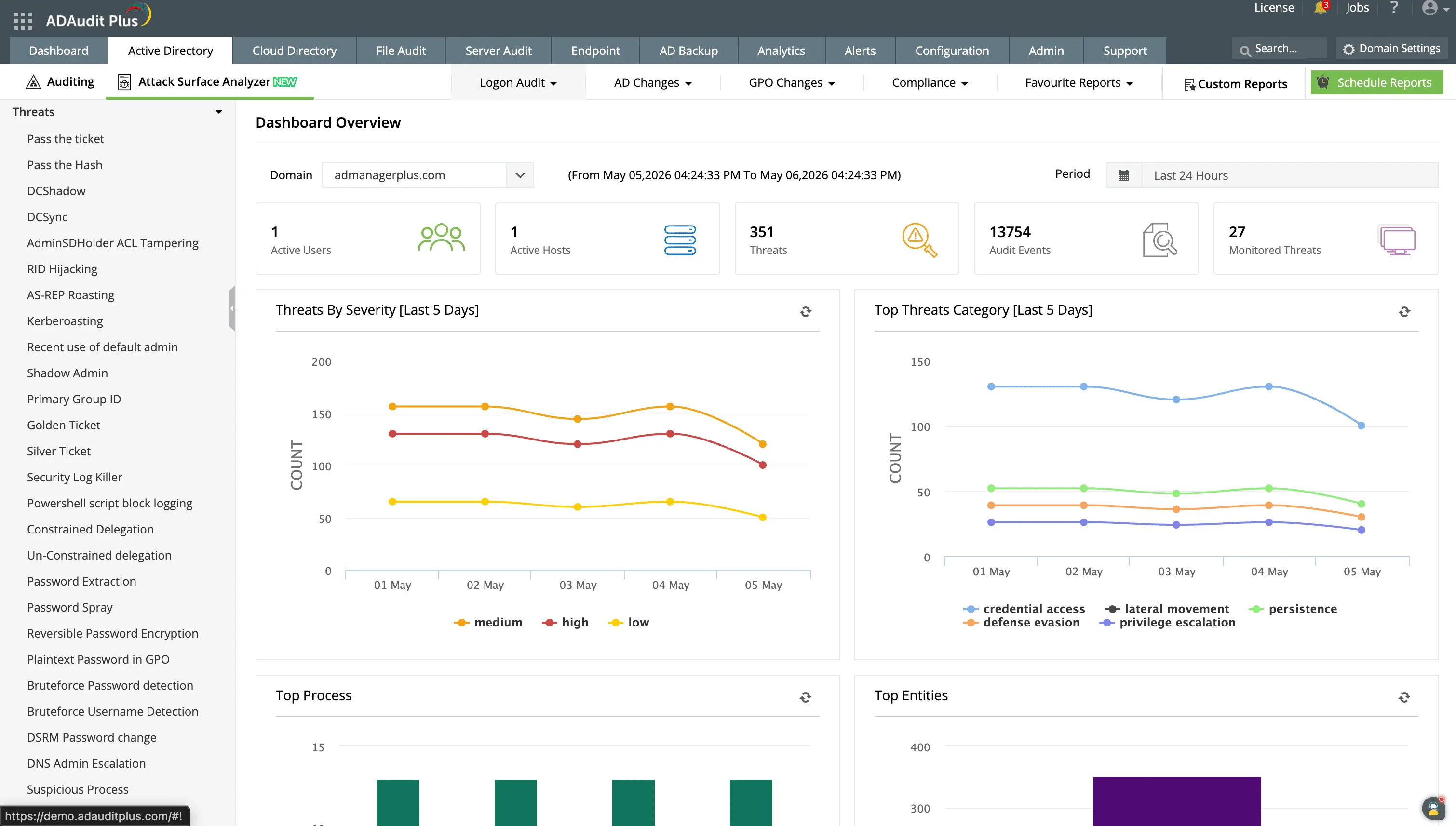Detect attacks with threat-aware alert profiles