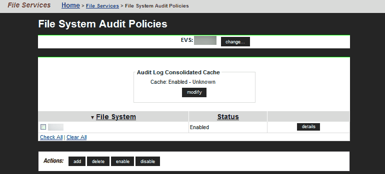 Configure audit policies