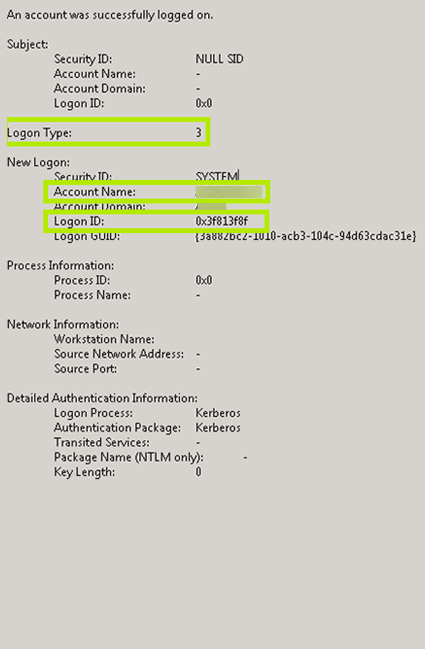 händelse-id inloggningsfel för windows hosting 2008 r2