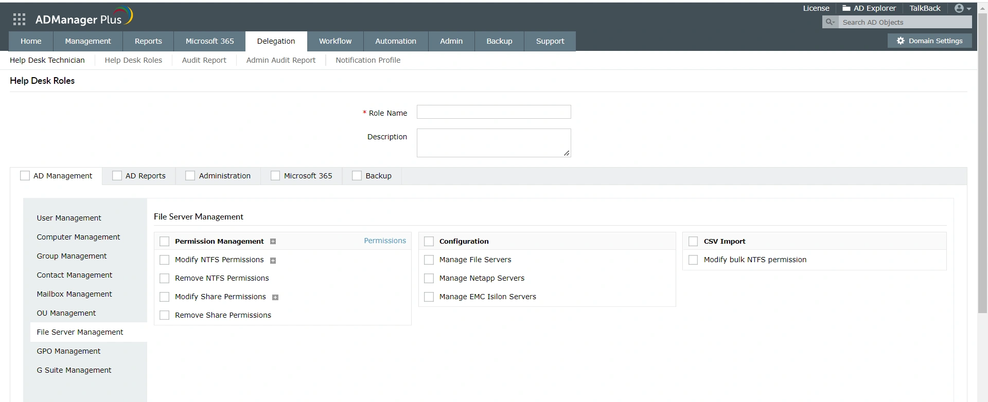 Manage access permissions in bulk