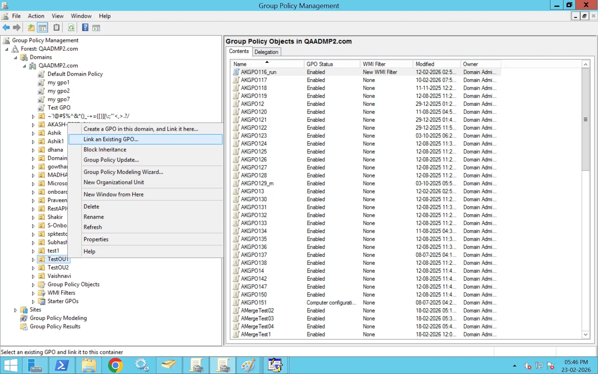 A comprehensive image showing how to import a GPO from another domain