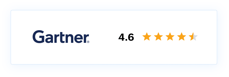 Gartner rating 4.6 out of 5