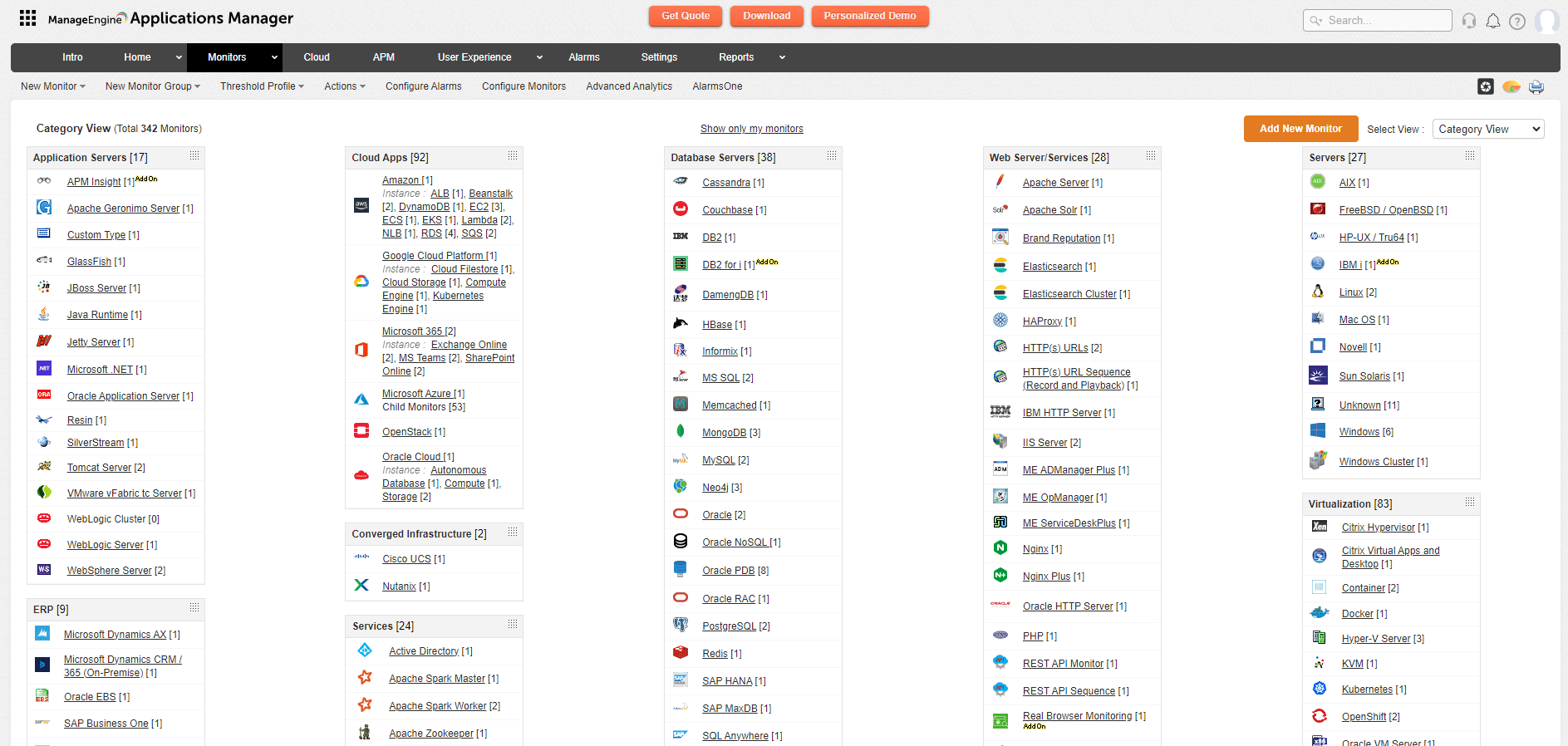 Application Monitoring Solution - ManageEngine Applications Manager