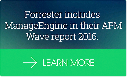 Forrester incluye a ManageEngine en su informe APM Wave 2016