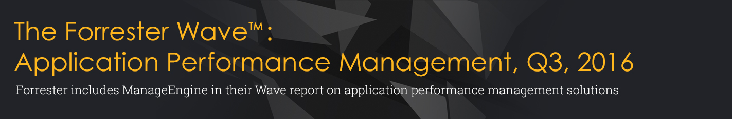 ManageEngine Applications Manager Gartner Magic Quadrant Report