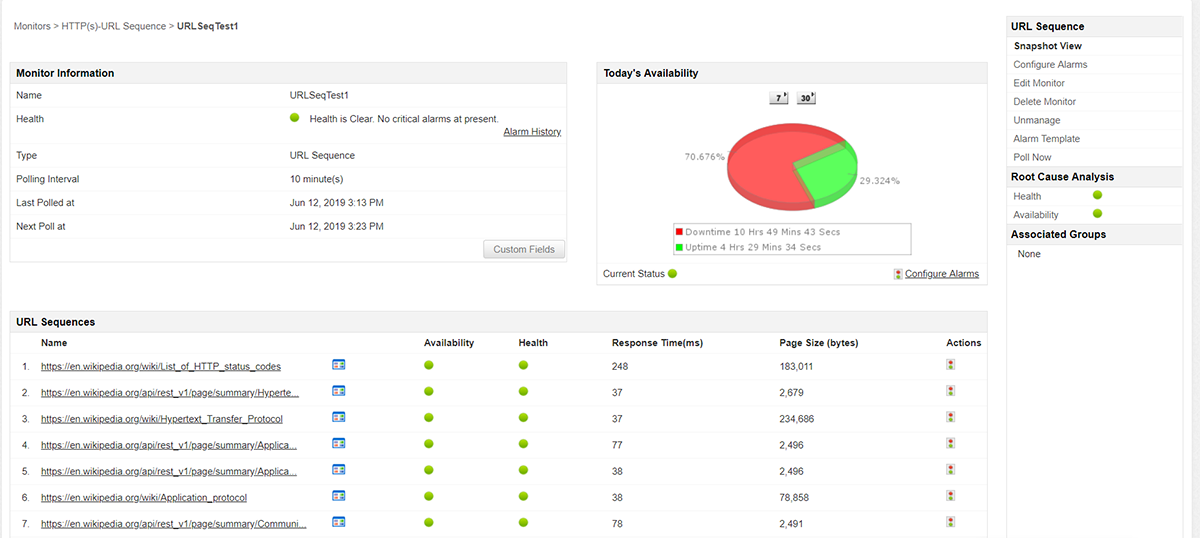 What is URL Monitoring? URL Monitoring Tool ManageEngine