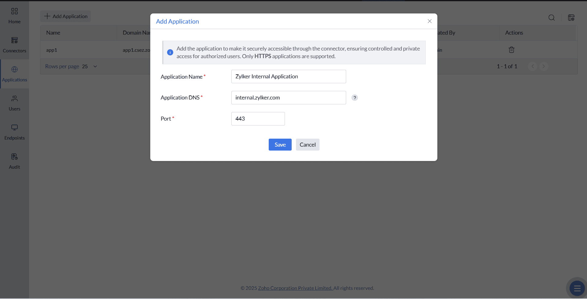Configure Application