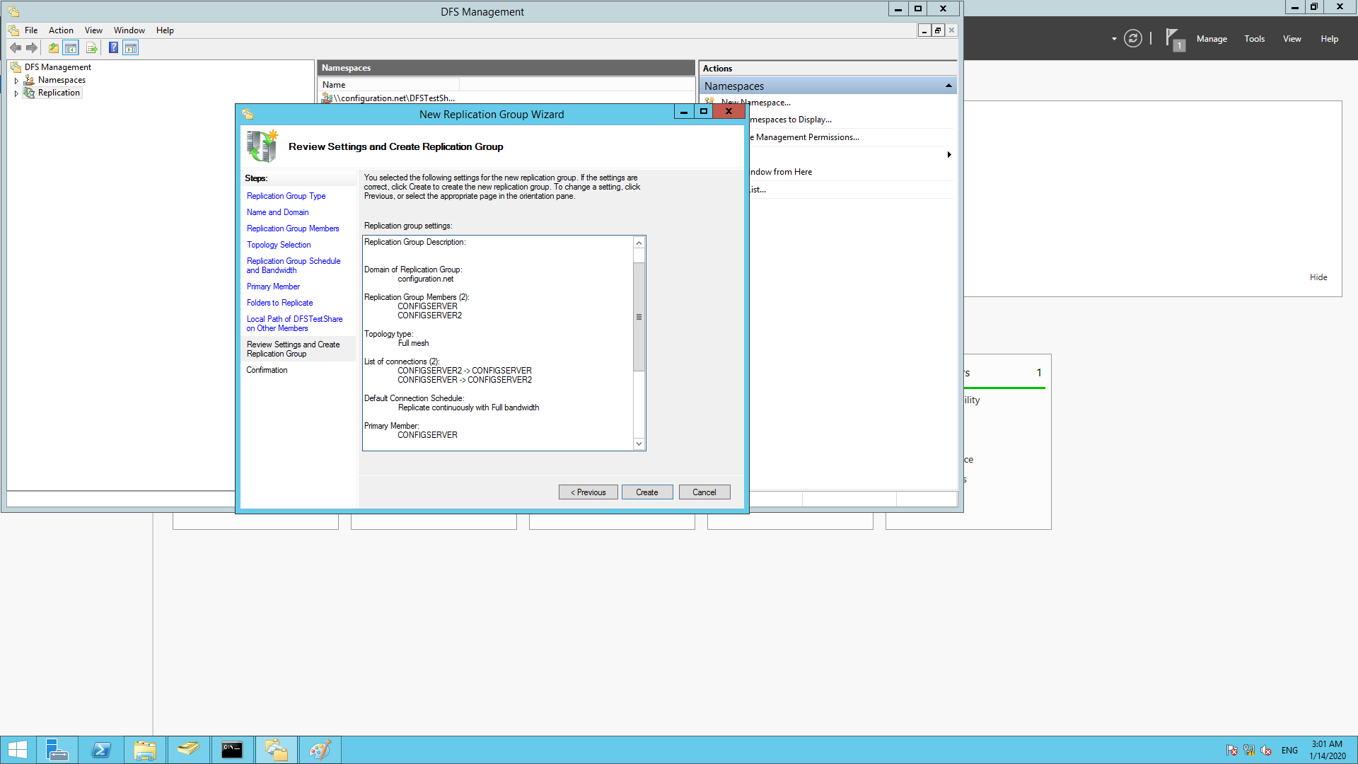 How to setup DFS share in your environment