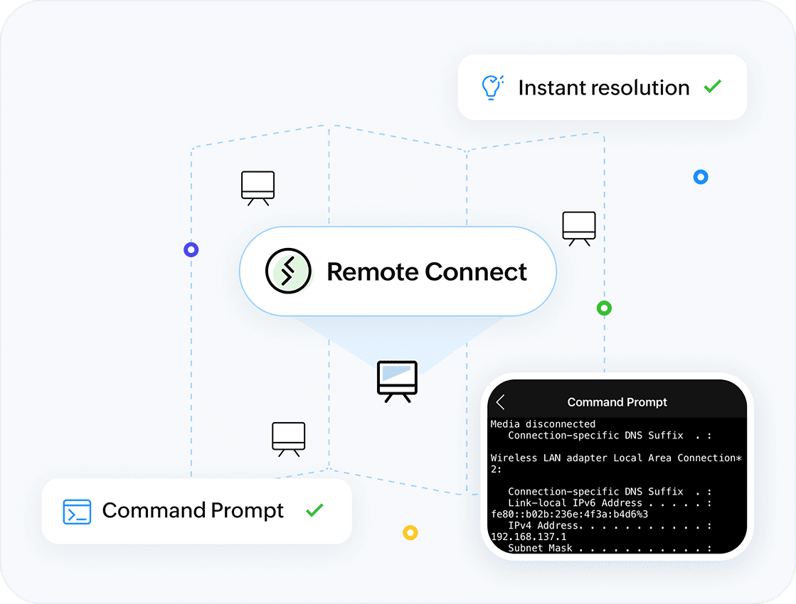 Remote troubleshooting