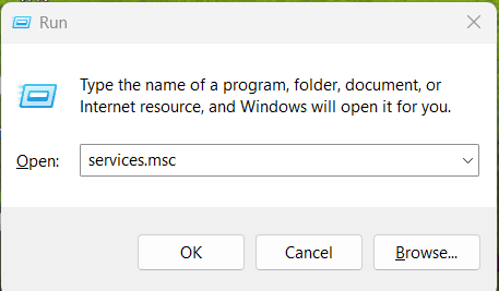 在 Windows 服务中停止 Central Server 服务