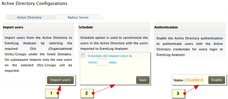 Active Directory configuration