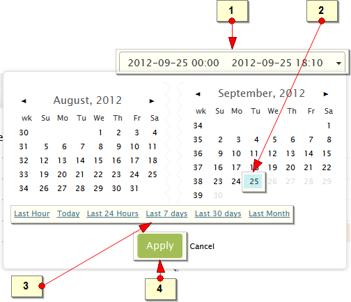 Select single date in calendar