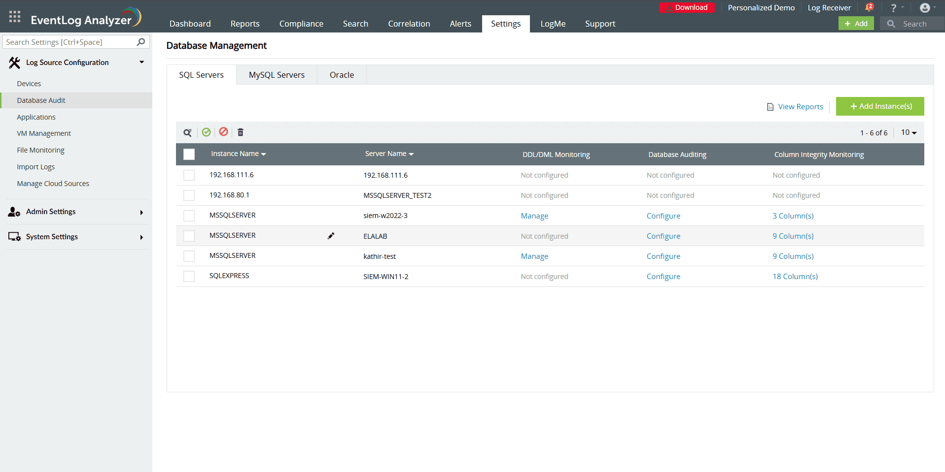 添加 SQL Server
