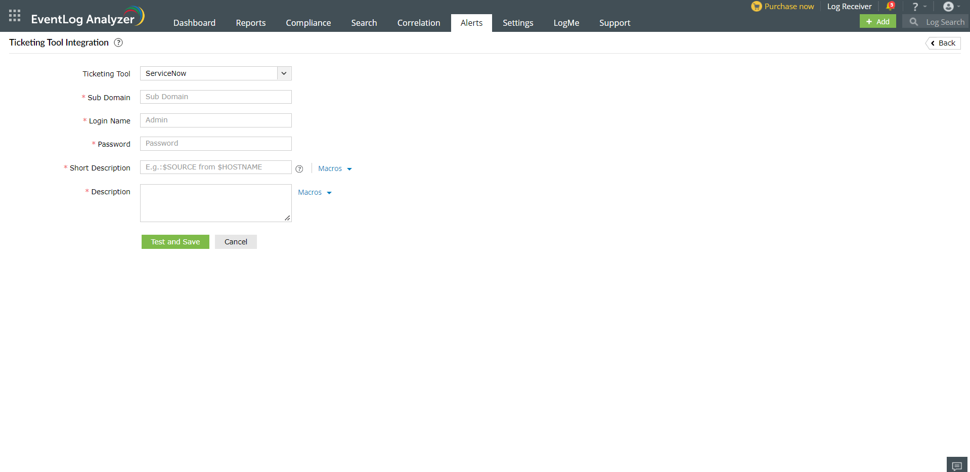 ServiceNow 工单工具集成
