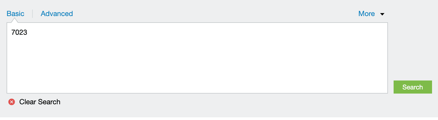 EventLog Analyzer 中的日志搜索