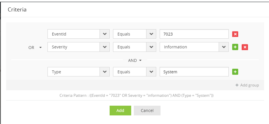EventLog Analyzer 中的日志搜索
