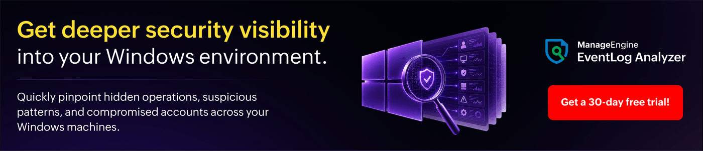 Ready to secure your SQL server with EventLog Analyzer