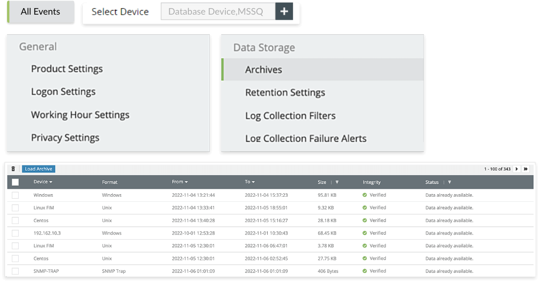 Data retention and protection