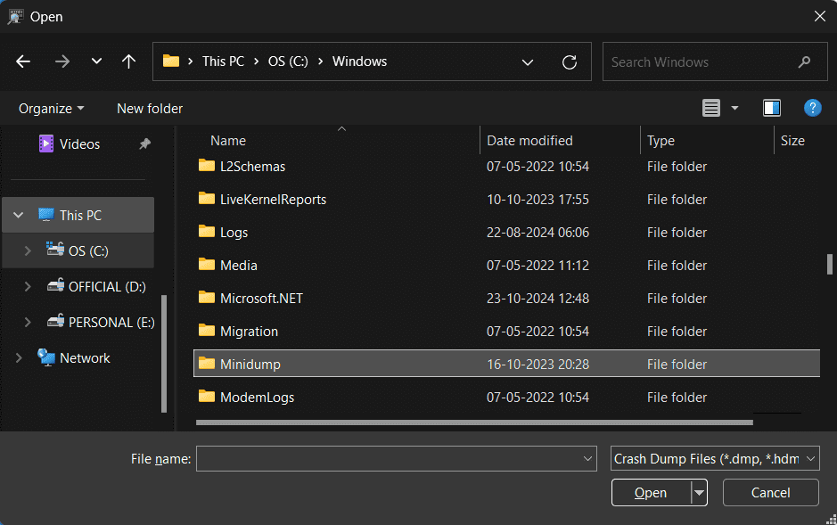 Windows Crash log analysis using WinDbg