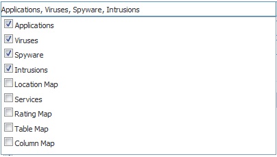 SonicWALL IPFIX receive static flow