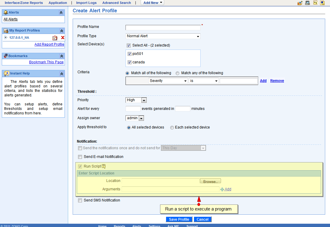 Firewall Alerts - Threshold Based and Anomaly Based Alerts :: Firewall ...