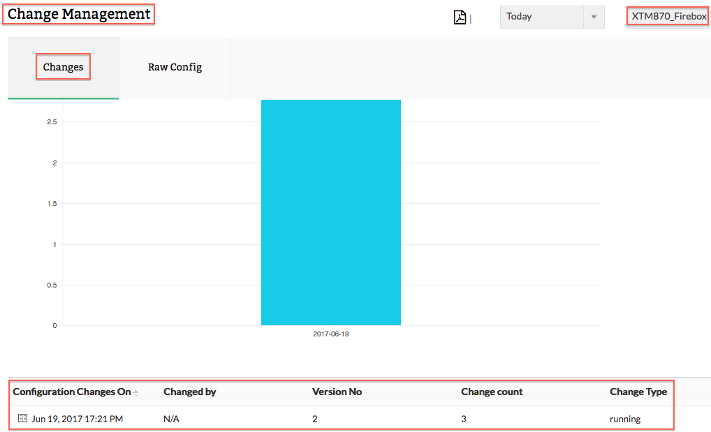 WatchGuard firewall change management - WatchGuard reporting tool - ManageEngine Firewall Analyzer