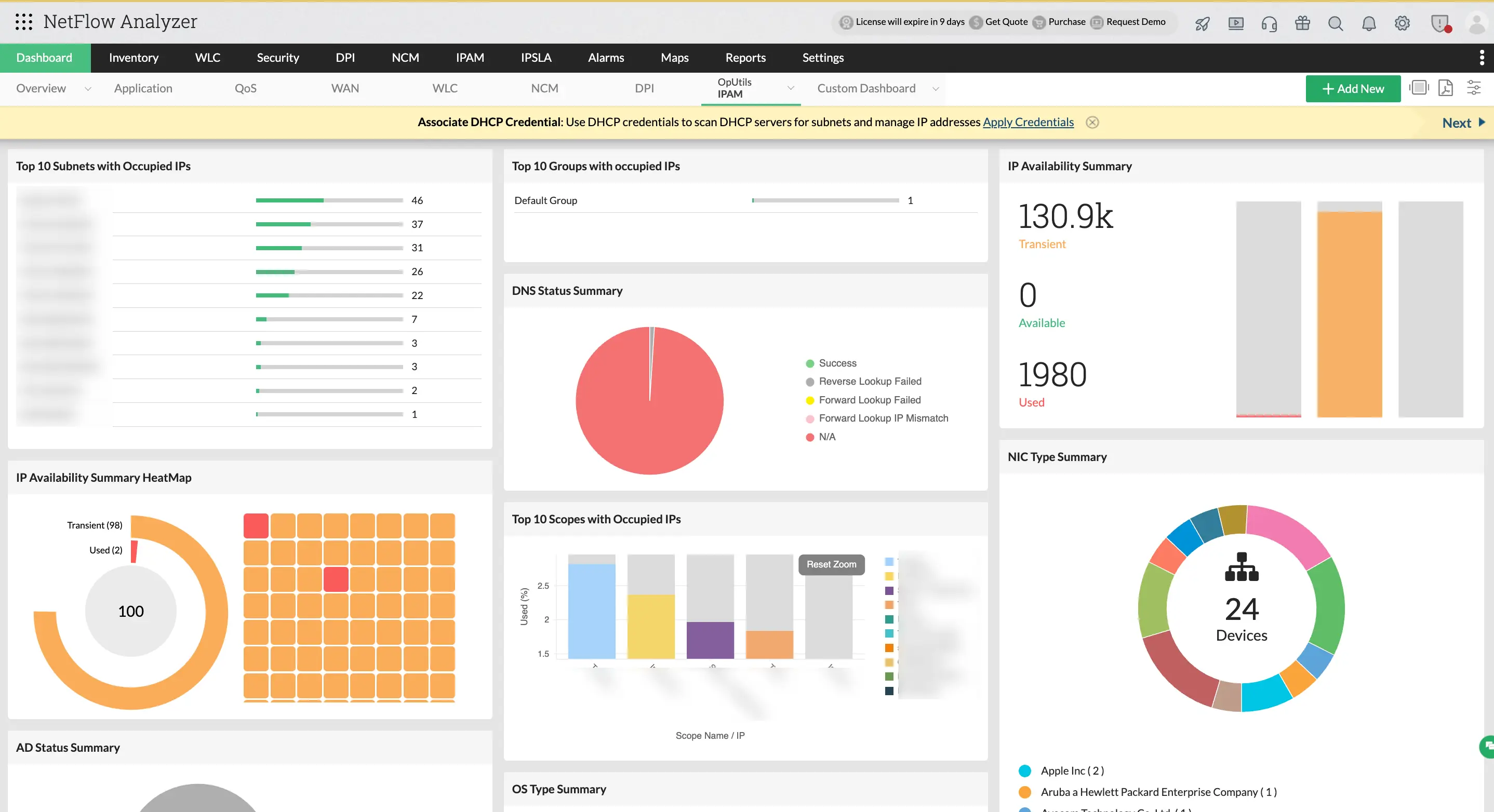 All-in-one dashboard experience