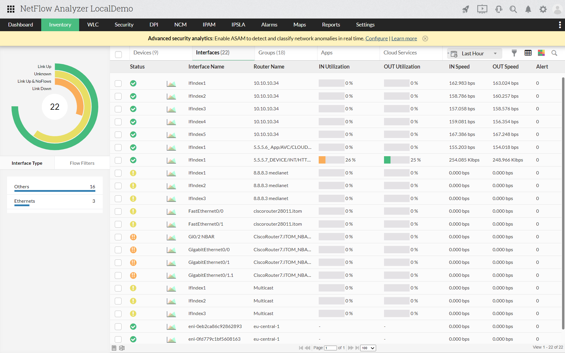 Real-Time Bandwidth Monitor - ManageEngine NetFlow Analyzer