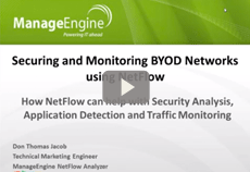 Securing and Monitoring BYOD Networks Using NetFlow