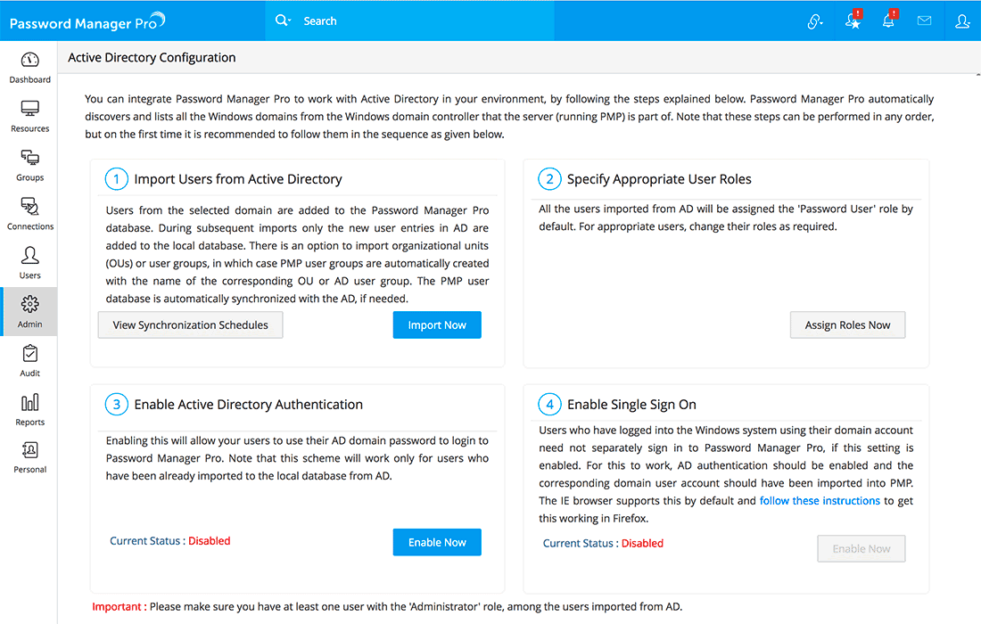 Password Manager Active Directory