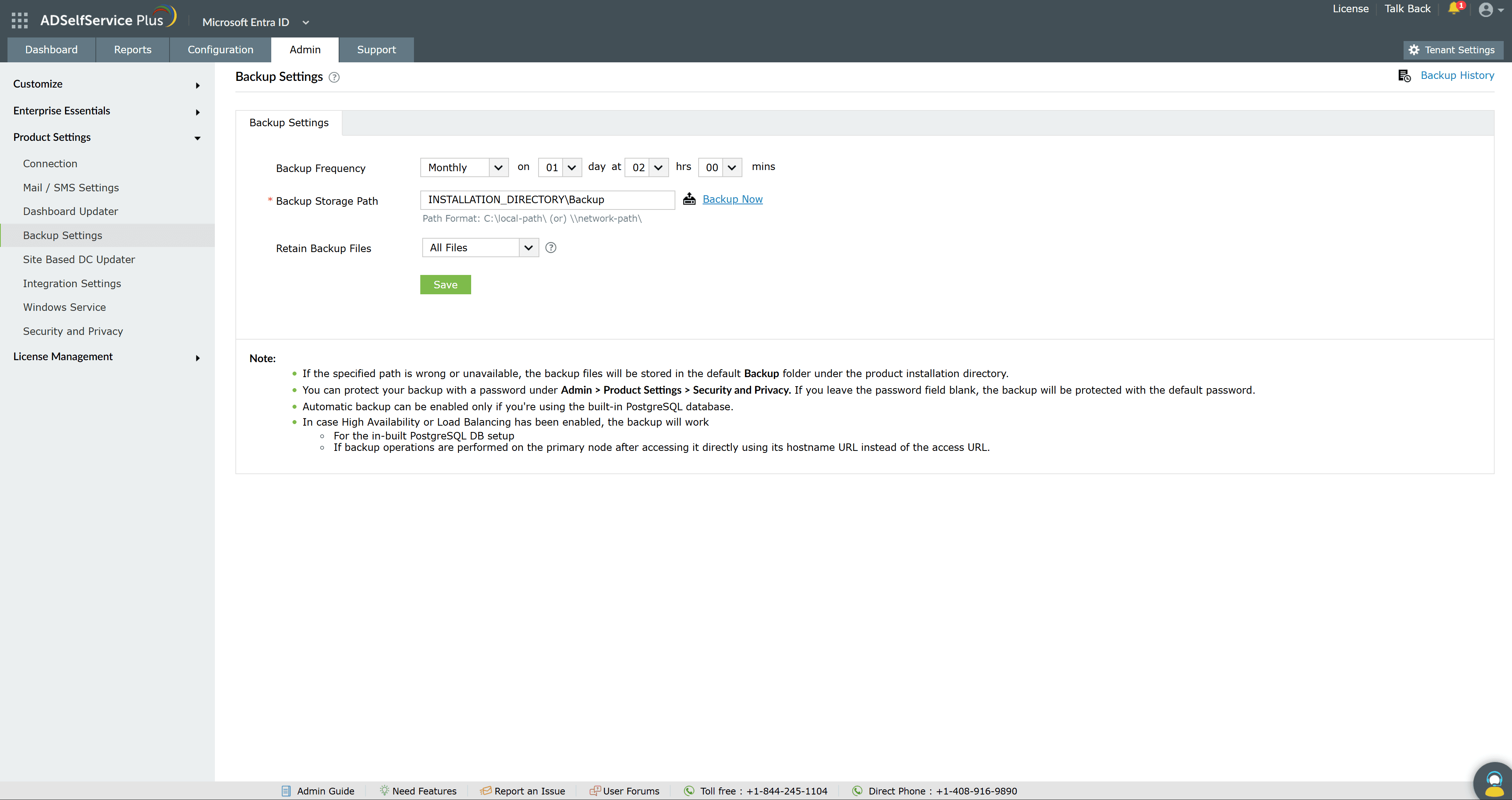 automatic db backup